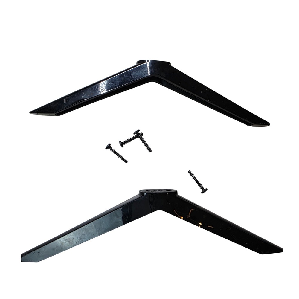 LG TV Stand Legs Replacement Feet with Screws 68-642390-1ZR Black Gloss B1